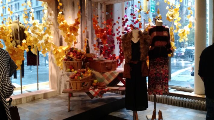 Anthropologie front display.