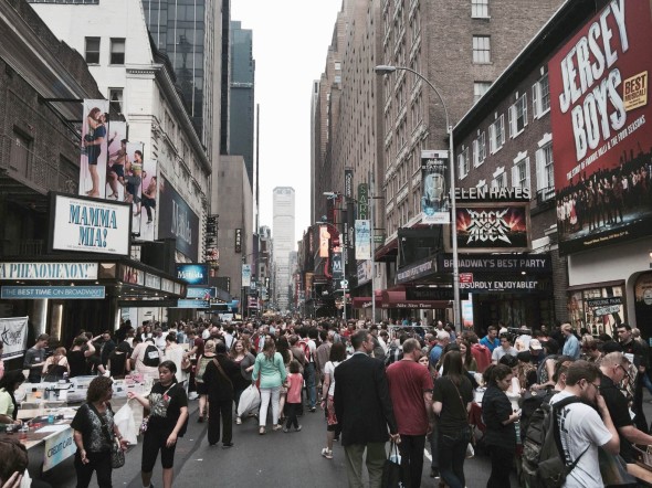 Since 1986, Broadway Cares/Equity Fights AIDS has held a flea market event to raise funds against HIV/AIDS. 