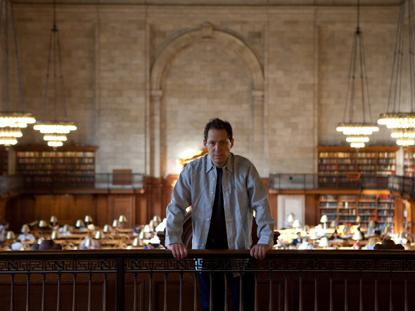 Paul Holdengräber at the New York Public Library, where his "LIVE from the NYPL" series has just kicked off its ninth season.