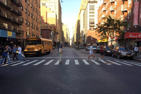 7th Avenue and 23rd Street, an intersection in the heart of the 10th Precinct. Photo: Anade Situma