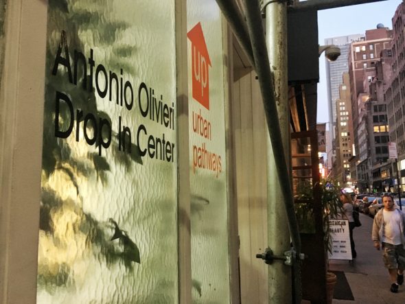 The Antonio Olivieri Drop-Off Center, on West 30th Street. Photo: Alex Mierjeski 