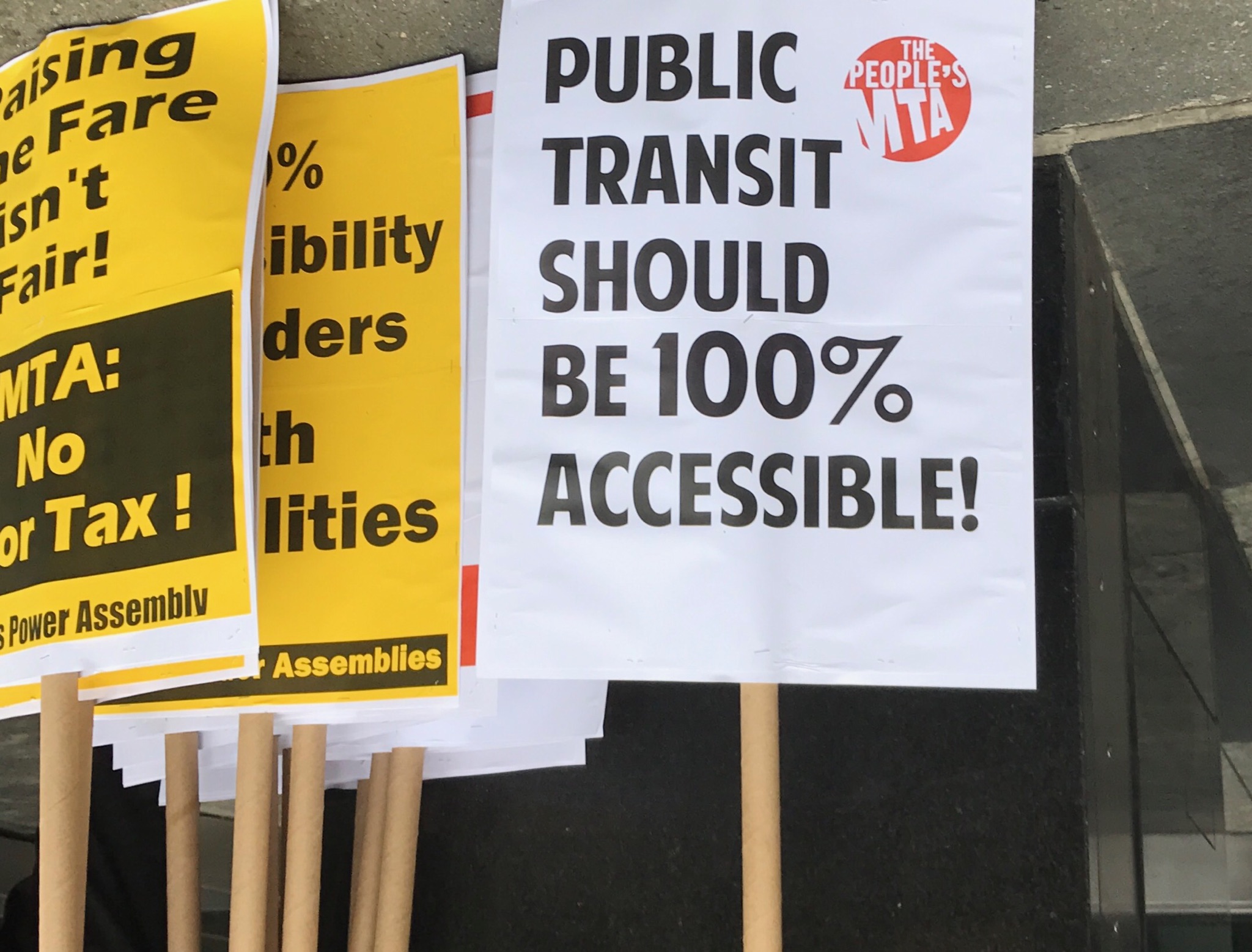 27 years after the Americans with Disabilities Act passes, advocates push MTA for change