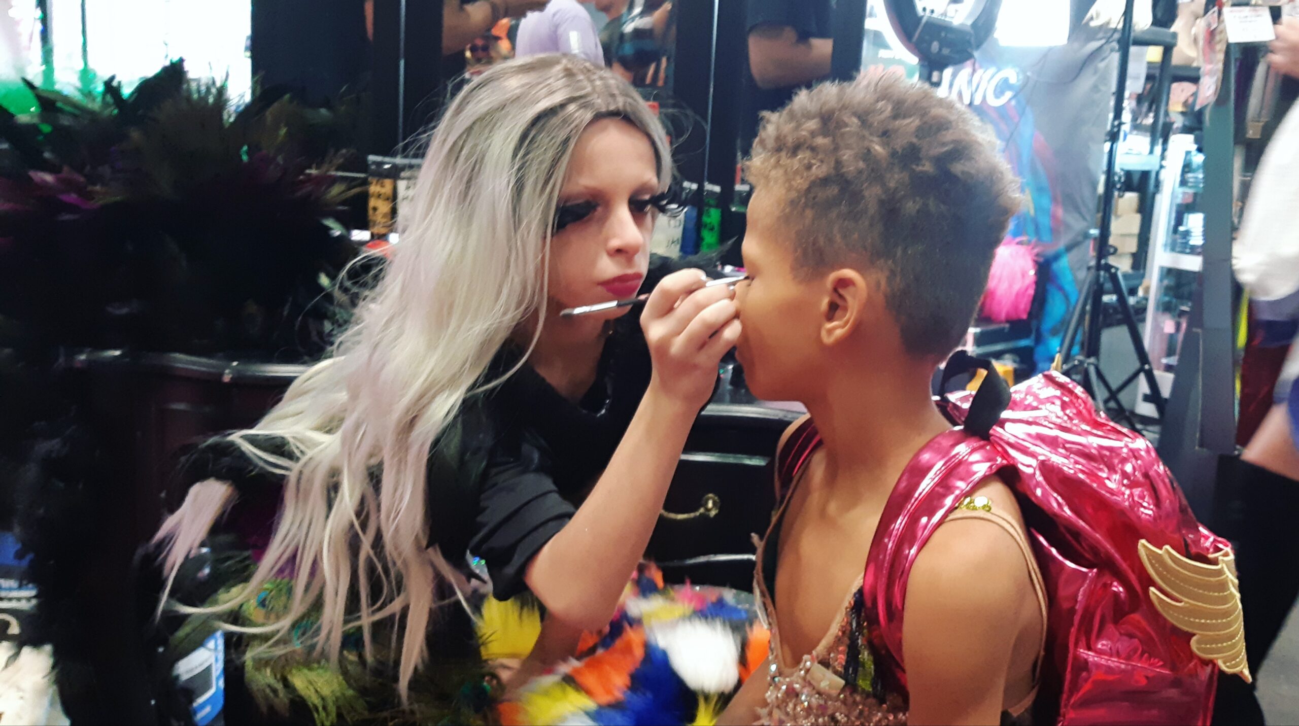 Children celebrate at RuPaul’s DragCon