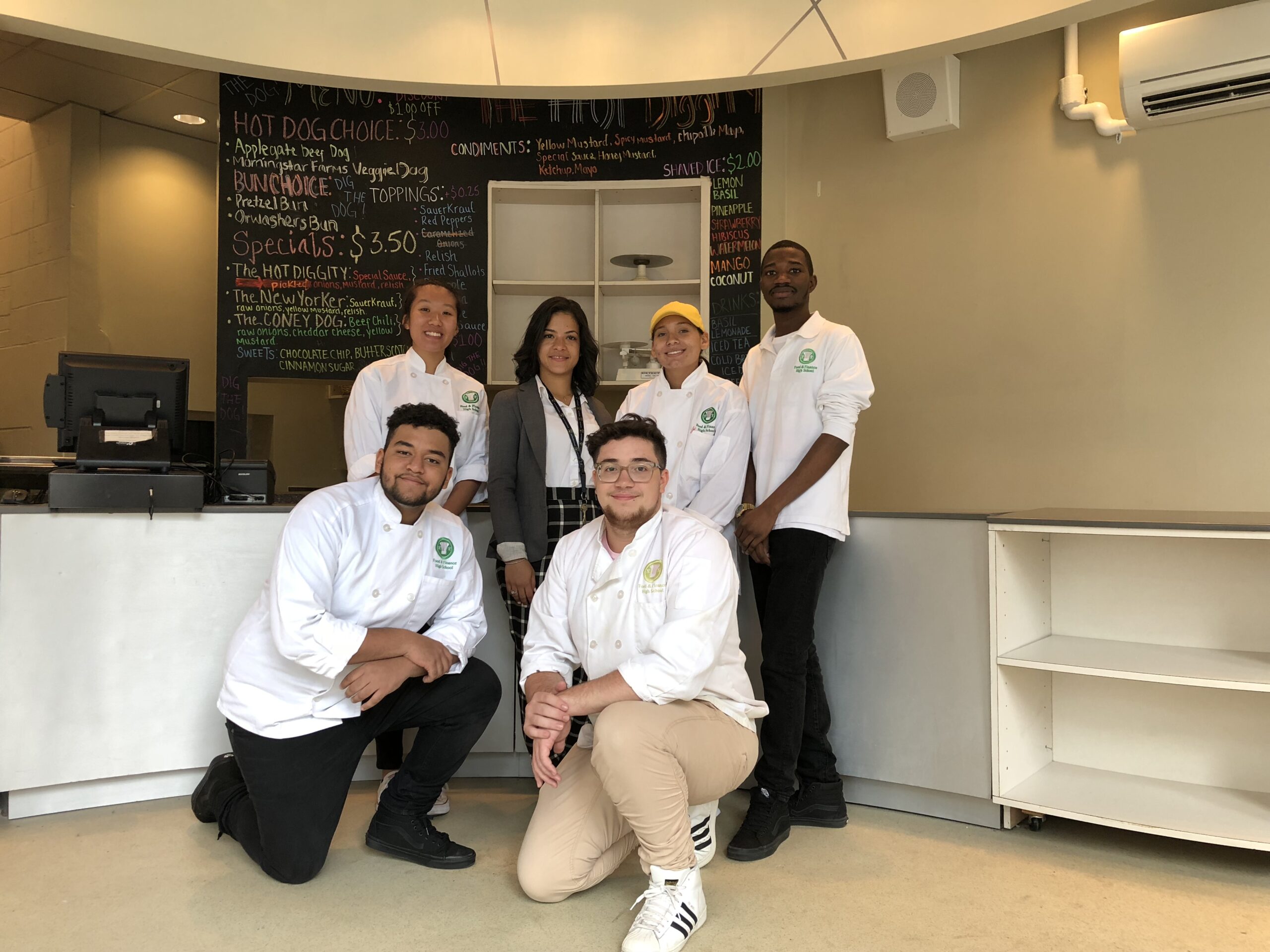 High school seniors launch student-run café