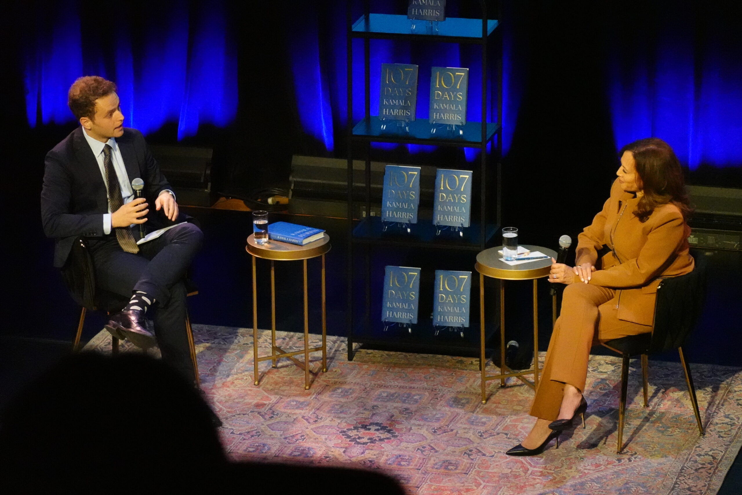 Kamala Harris book tour met with applause and protest