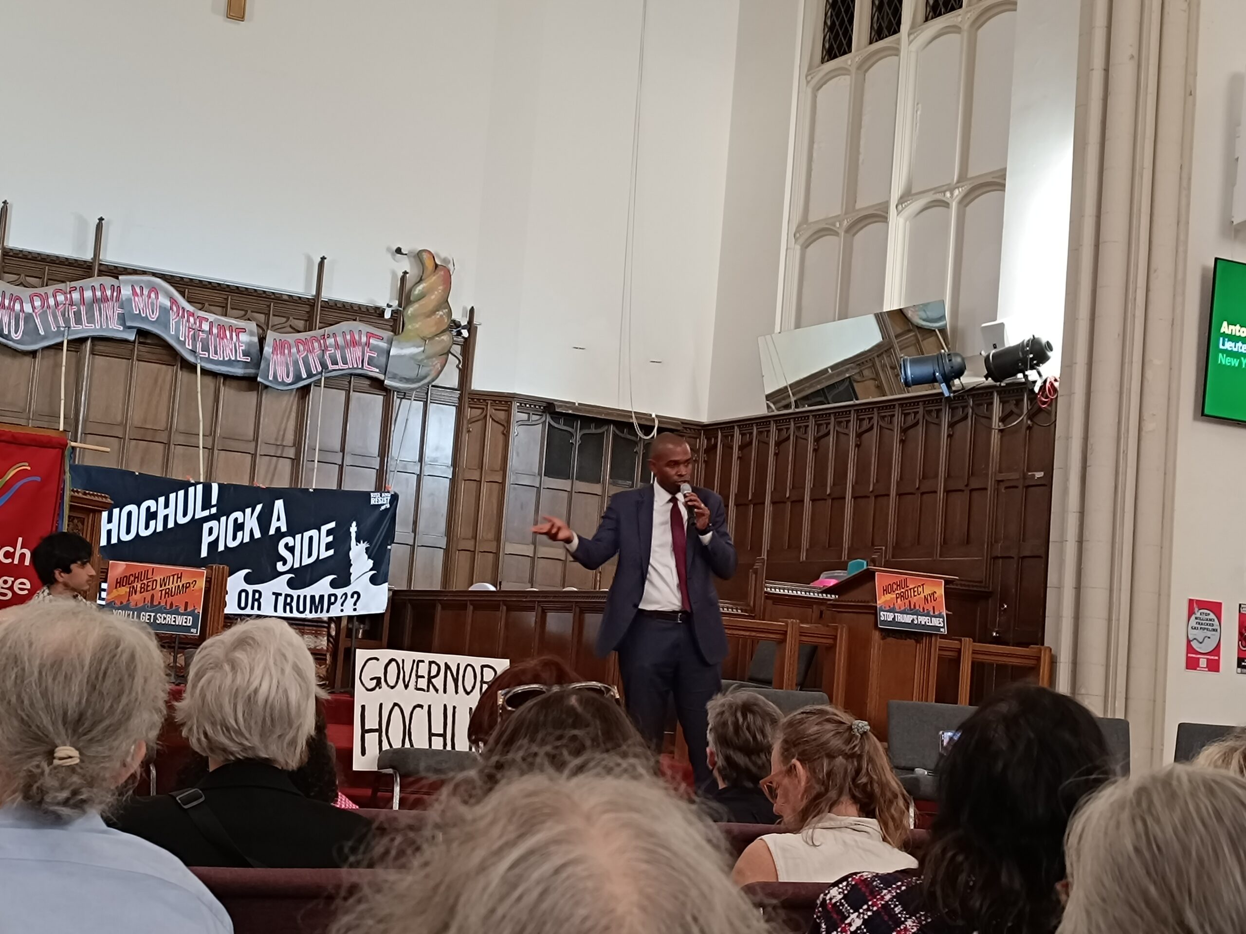 Promises made for a greener New York at climate town hall