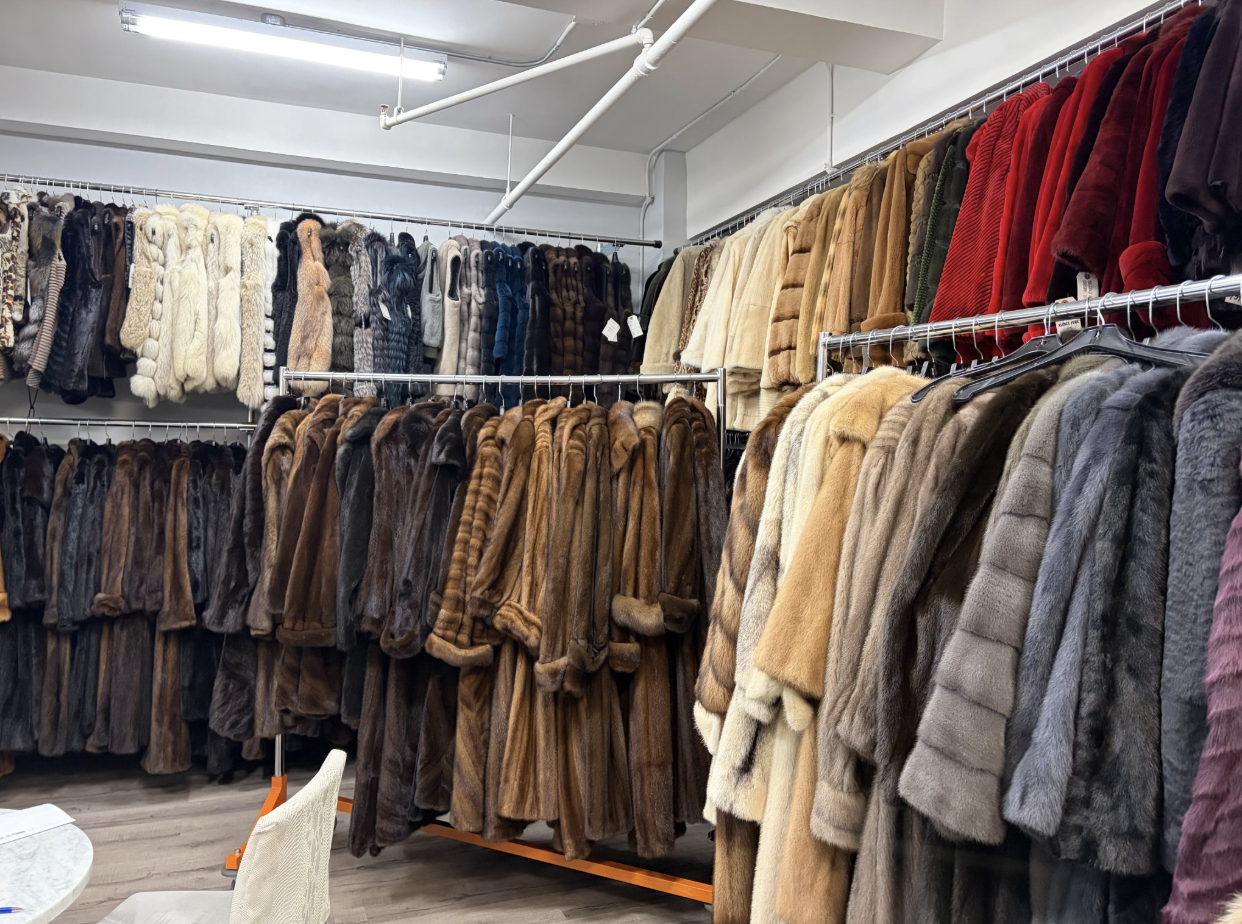 Fur is back in Midtown, just not on the runway