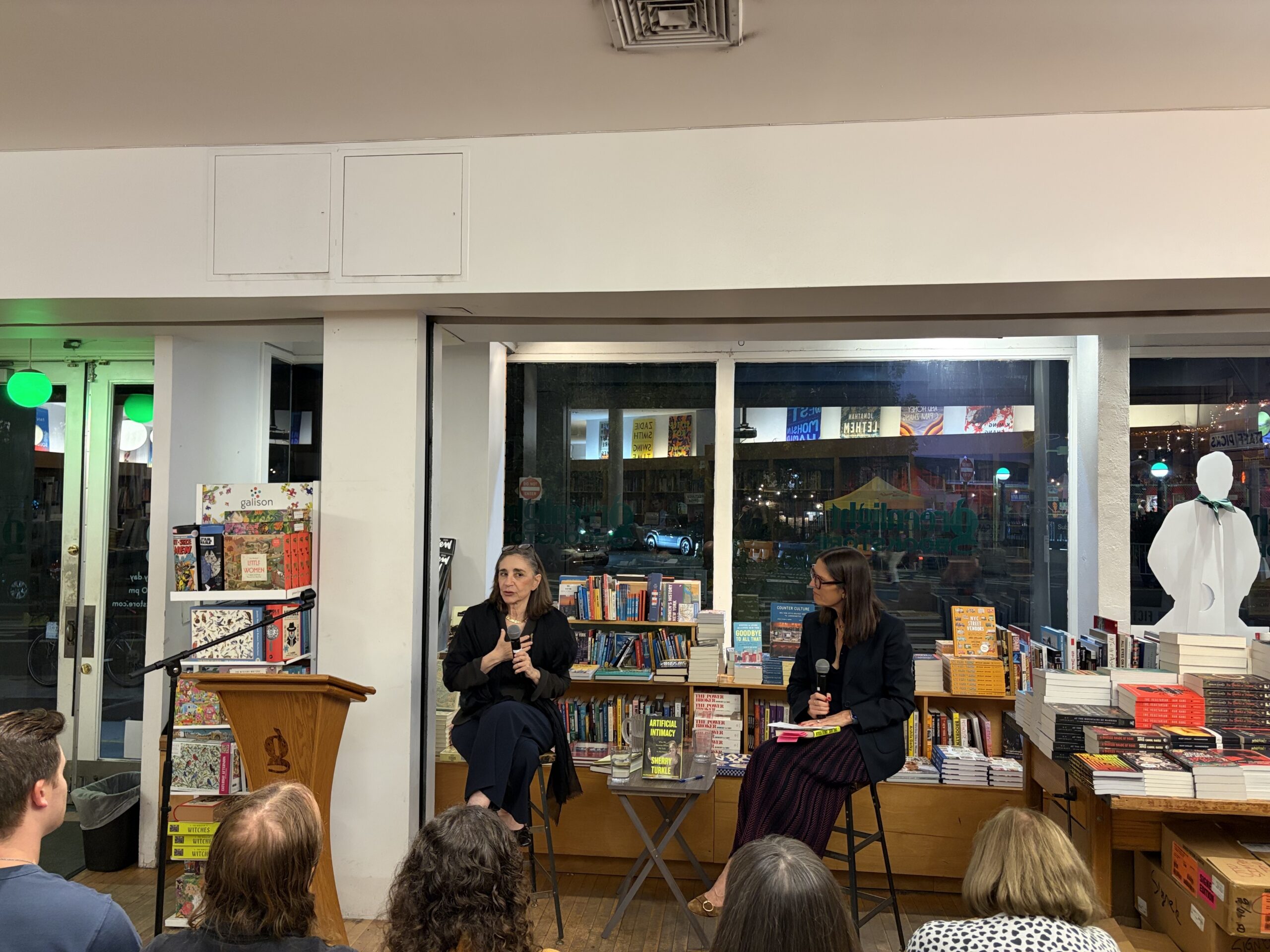 Sherry Turkle says AI can’t replace human connection at Brooklyn book talk
